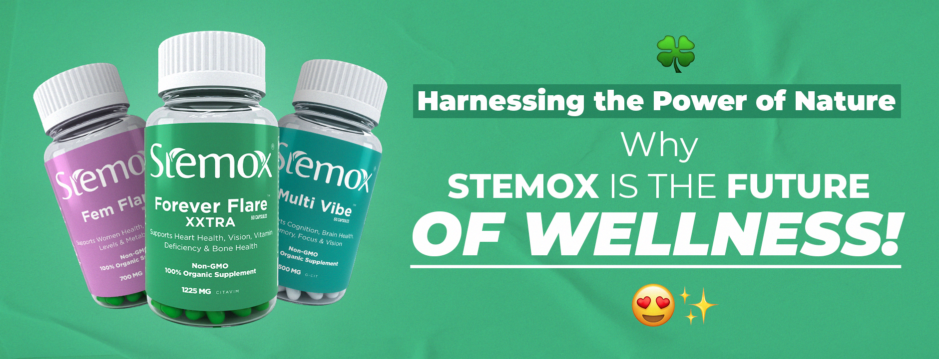 HARNESSING THE POWER OF NATURE: WHY STEMOX IS THE FUTURE OF WELLNESS IN THE U.S.