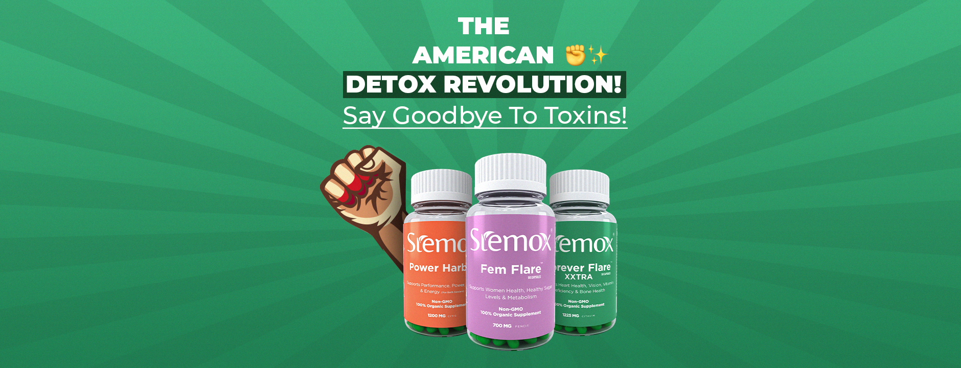 THE AMERICAN DETOX REVOLUTION – SAY GOODBYE TO TOXINS