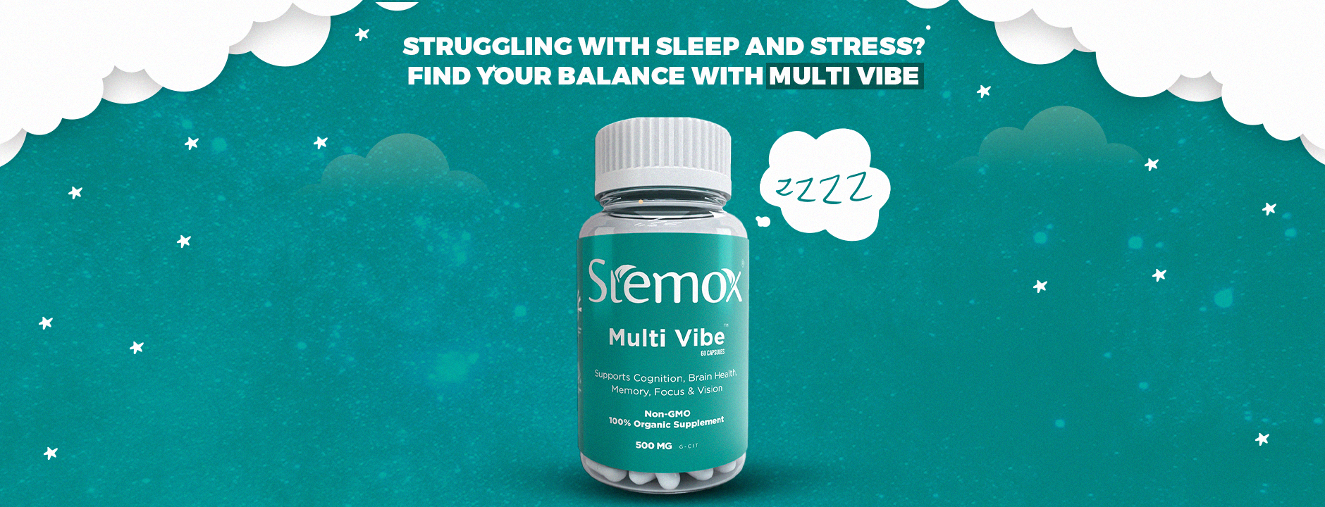 STRUGGLING WITH SLEEP AND STRESS? FIND YOUR BALANCE WITH MULTI VIBE