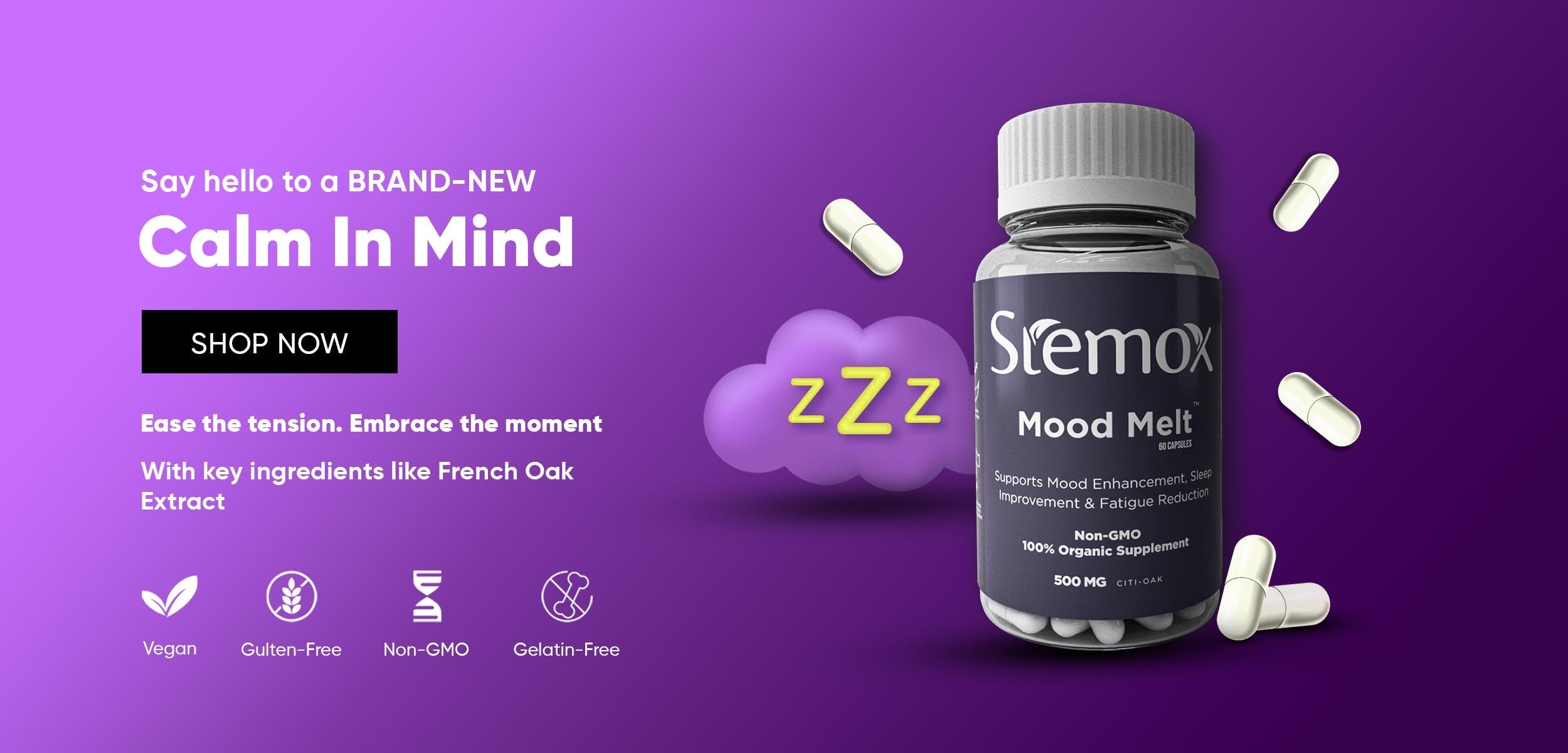 Mood Melt – Mood Enhancing Supplements for Natural Stress Relief
