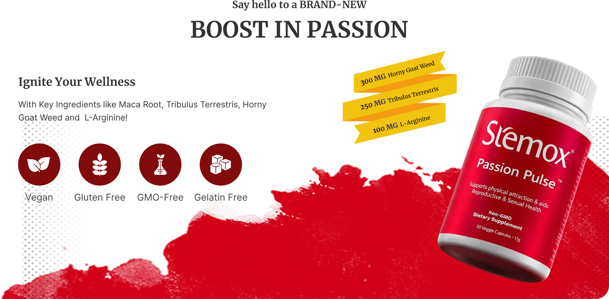 Power & Desire | Herbal Testosterone Booster — description banner