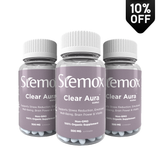 3x Clear Aura 500MG | Focus + Stress +Sleep Pack